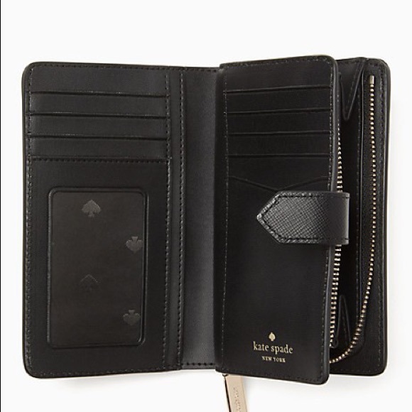 kate spade staci colorblock medium compact bifold wallet - Picture 4 of 5